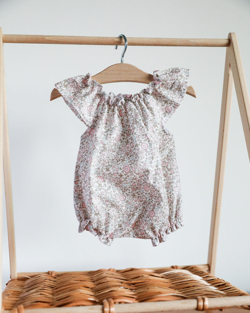 Minikane Doll Clothes | Baby Doll Romper - Summer Flowers