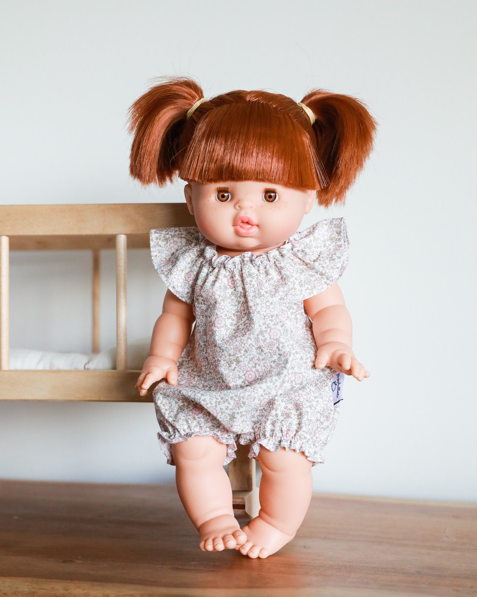 Minikane Doll Clothes | Baby Doll Romper - Summer Flowers