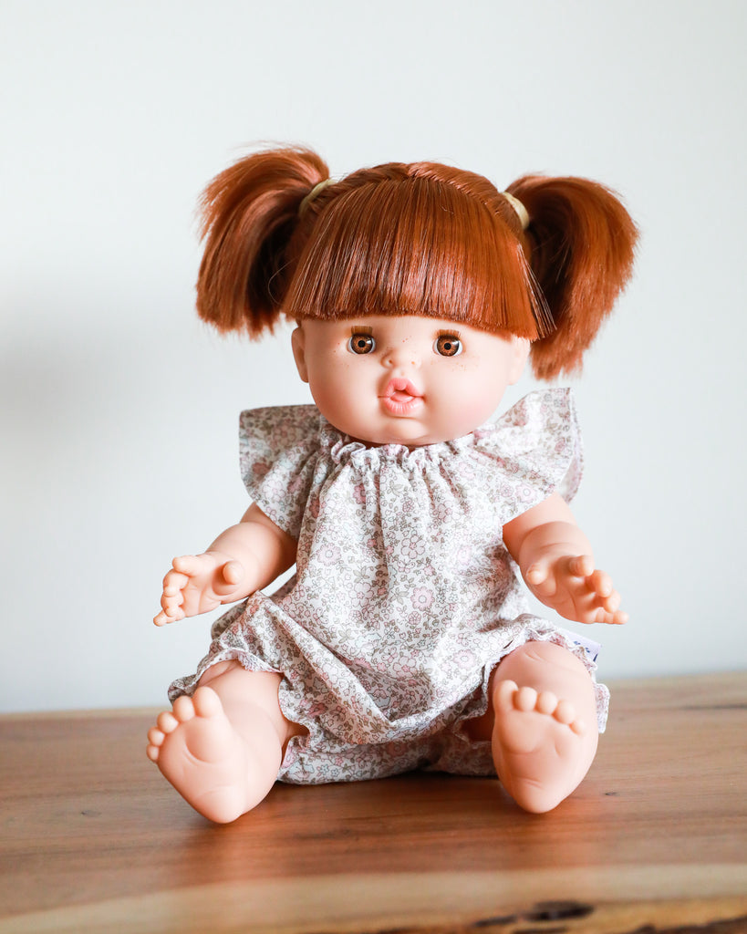 Minikane Doll Clothes | Baby Doll Romper - Summer Flowers