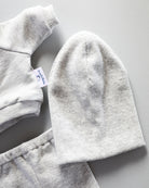 Minikane Doll Clothes | Baby Doll Sweatshirt Set with Beanie (Grey)