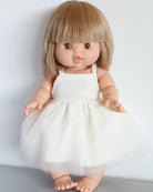 Minikane Doll Clothes | Baby Doll Tutu Dress (White)