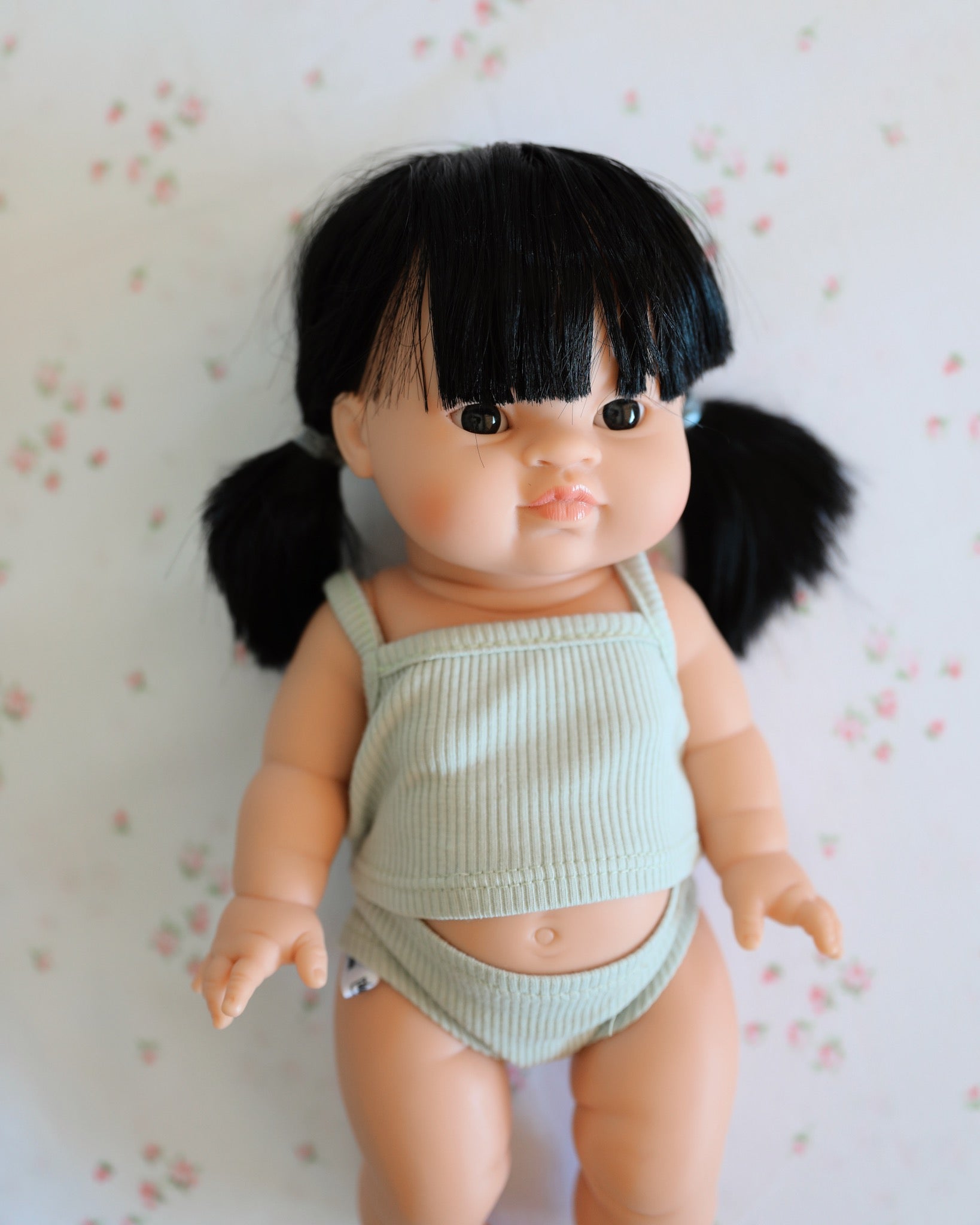 Minikane Doll Clothes | Baby Girl Doll Underwear Set (Mint)