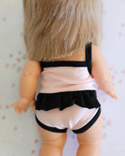Minikane Doll Clothes | Doll Swimsuit (Pastel Pink)