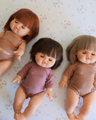 Minikane Doll Clothes | Short Sleeved Baby Doll Bodysuit (Pink)
