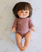 Minikane Doll Clothes | Short Sleeved Baby Doll Bodysuit (Pink)
