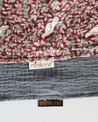 Minikane Doll Clothes | Soft Baby Doll Swaddles - pack of 2 (Grey & Dove Print)