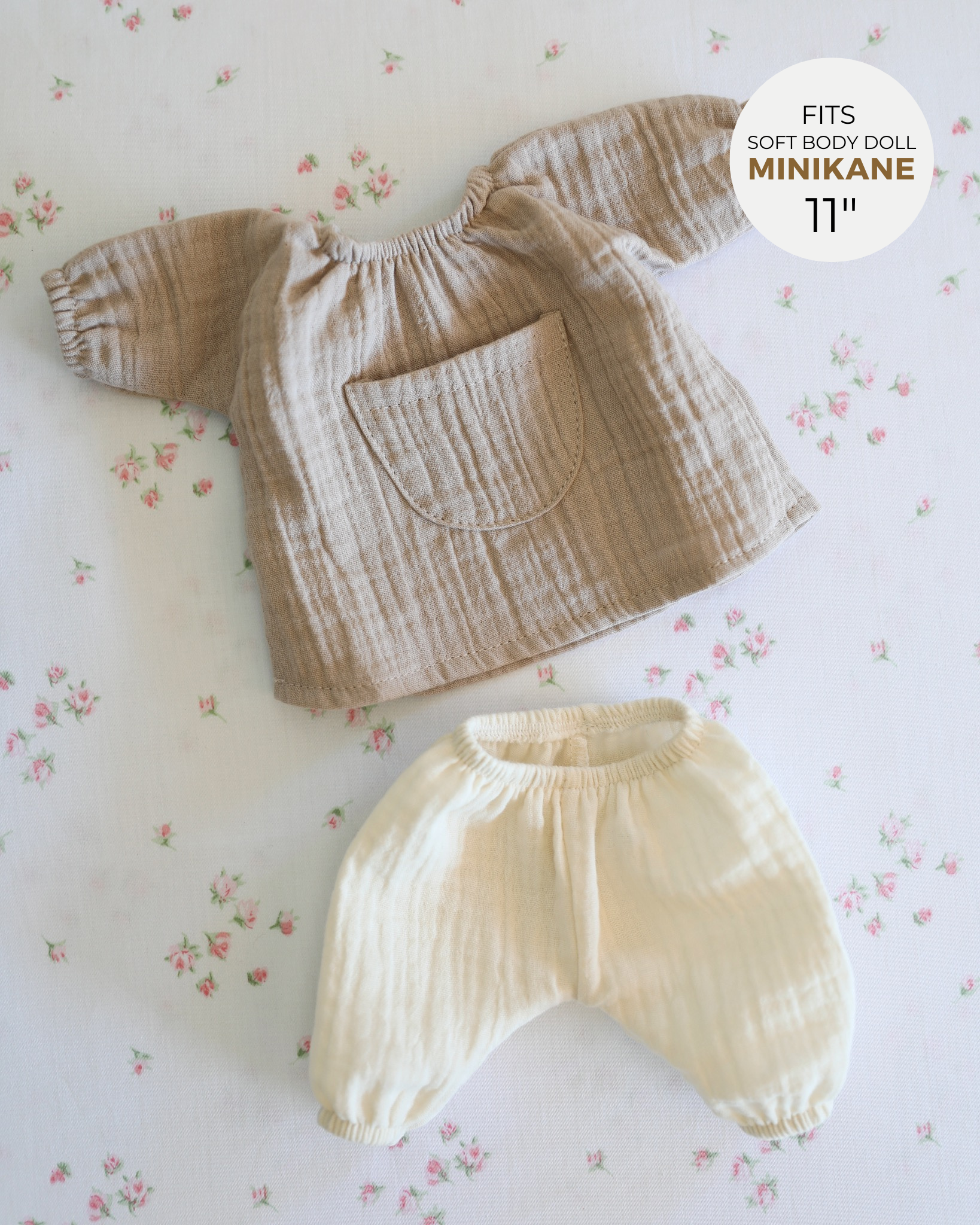 Minikane Doll Clothes | Soft Body Doll Gaston Pant Set