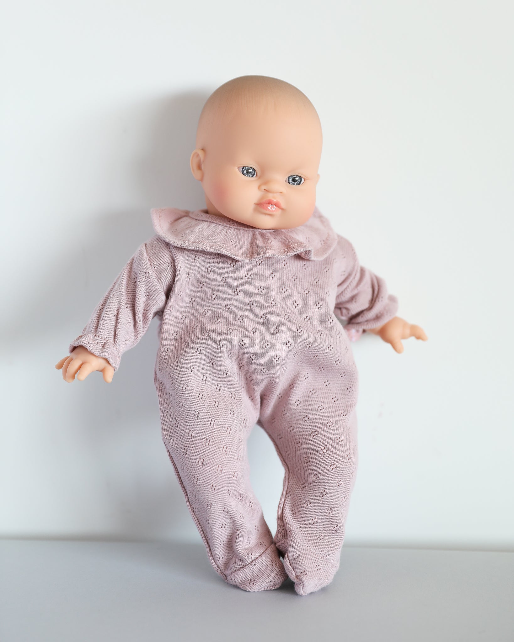 Minikane Doll Clothes | Soft Body Doll One-Piece Outfit (Pink)