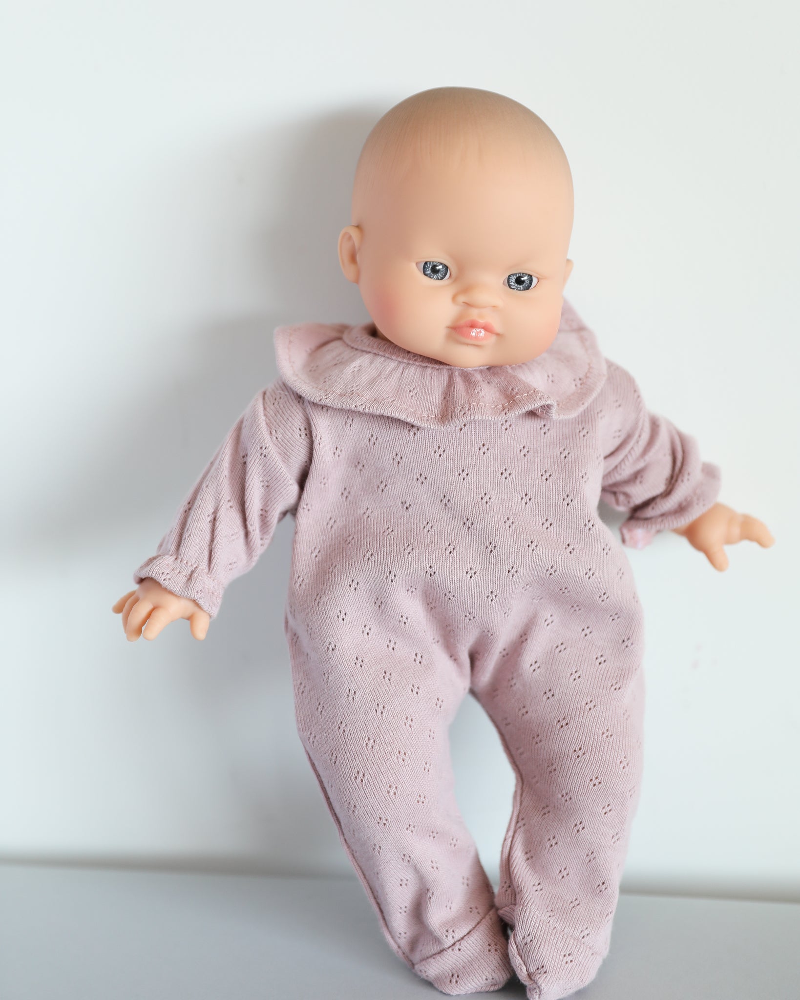 Minikane Doll Clothes | Soft Body Doll One-Piece Outfit (Pink)
