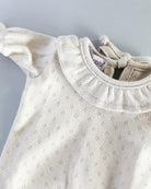 Minikane Doll Clothes | Soft Body Doll One-Piece Outfit (White)
