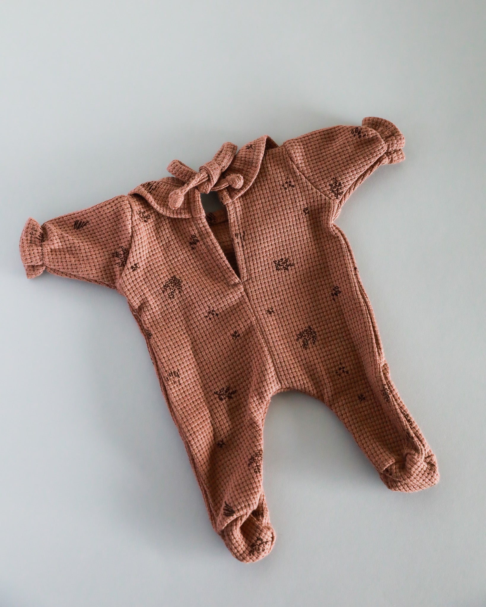 Minikane Doll Clothes | Soft Body Doll Onesie - Chestnut
