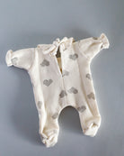 Minikane Doll Clothes | Soft Body Doll Onesie - Hearts