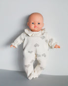 Minikane Doll Clothes | Soft Body Doll Onesie - Hearts