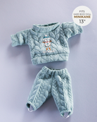 Minikane Doll Clothes | Baby Doll Sweatshirt Set Tout Shouss! - Mint