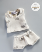 Minikane Doll Clothes | Baby Boy Doll Tank Set (Hearts)