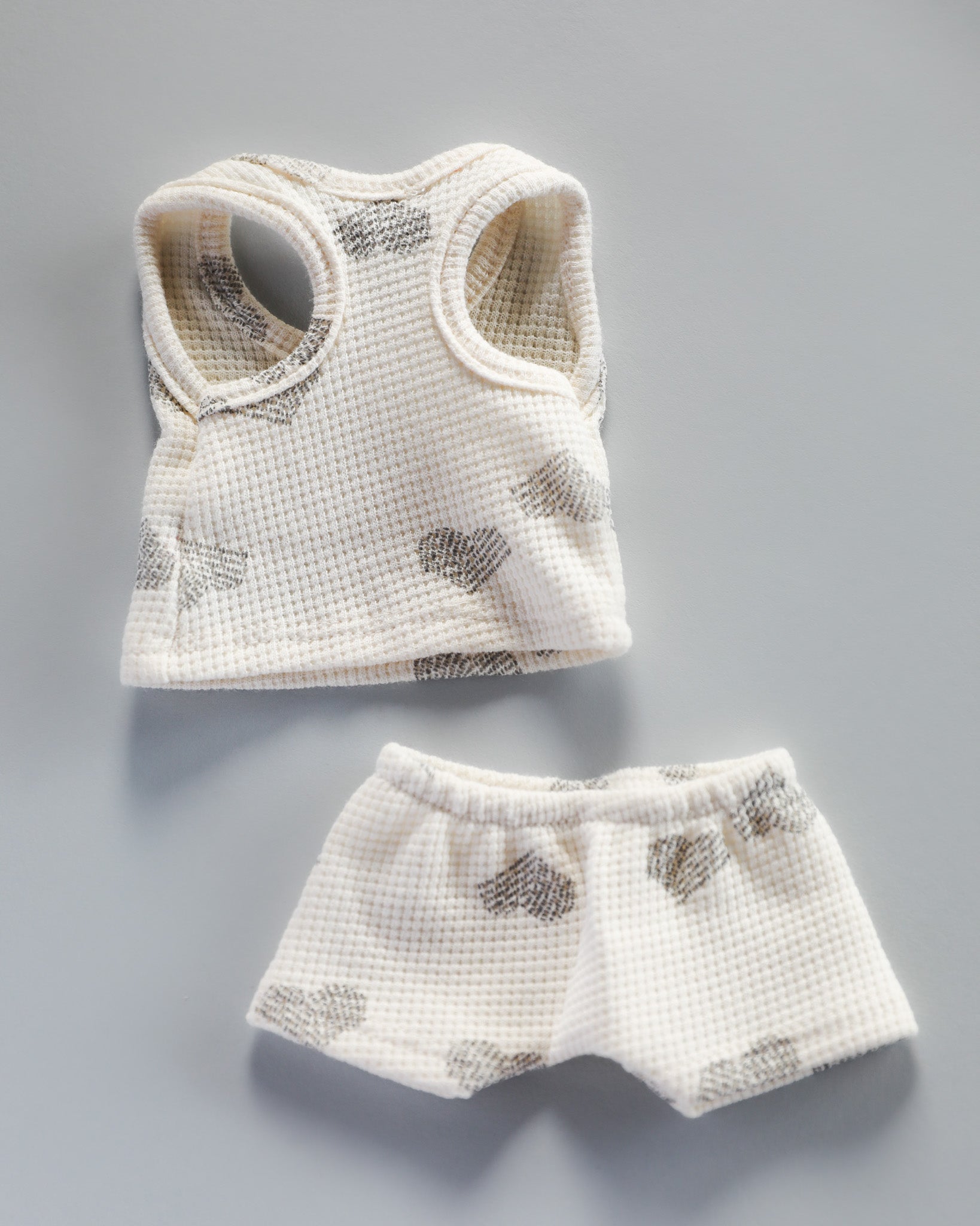 Minikane Doll Clothes | Baby Boy Doll Tank Set (Hearts)