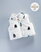 Minikane Doll Clothes | Doll Puffer Vest - Snow Hats