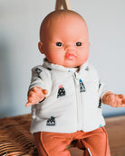 Minikane Doll Clothes | Doll Puffer Vest - Snow Hats