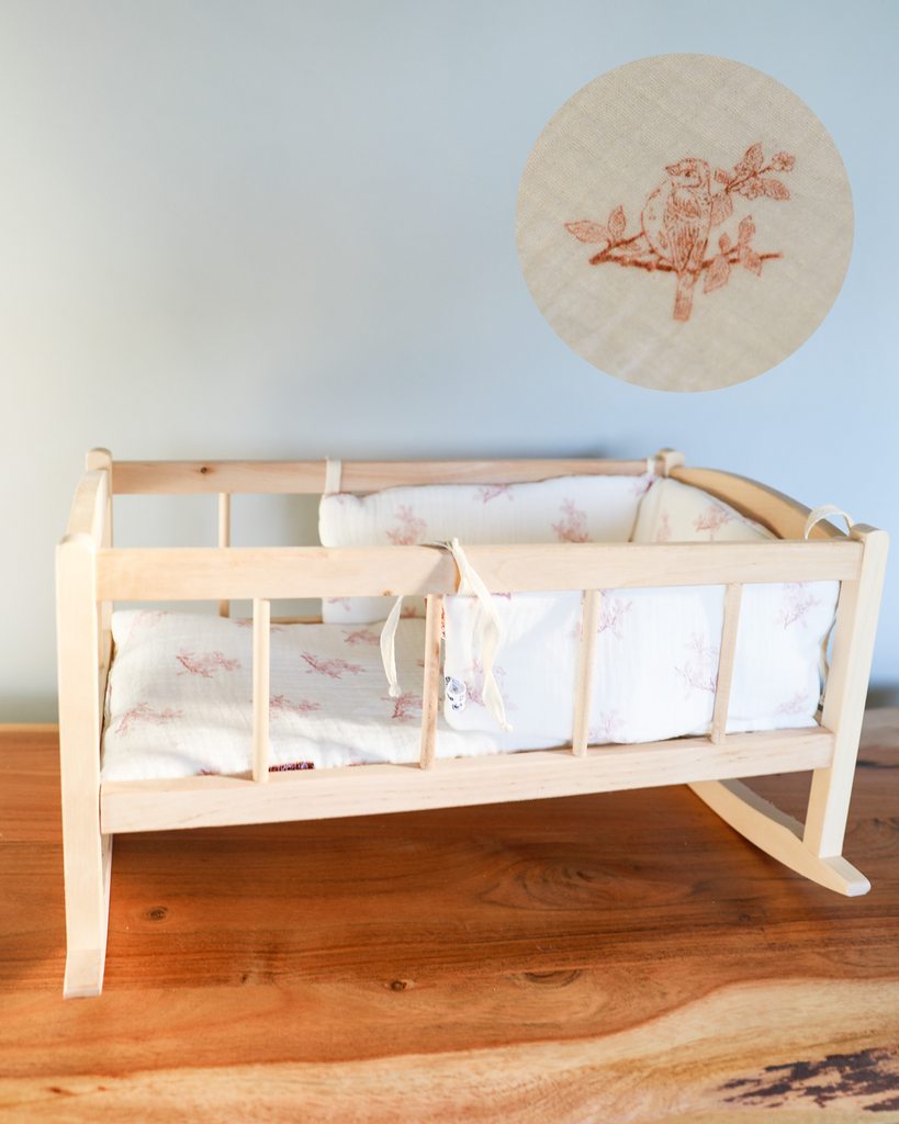 Minikane Doll Furniture | Doll Cradle Bed - Birdie