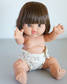 Minikane Doll Clothes | Baby Doll Muslin Diaper (Floral Print)