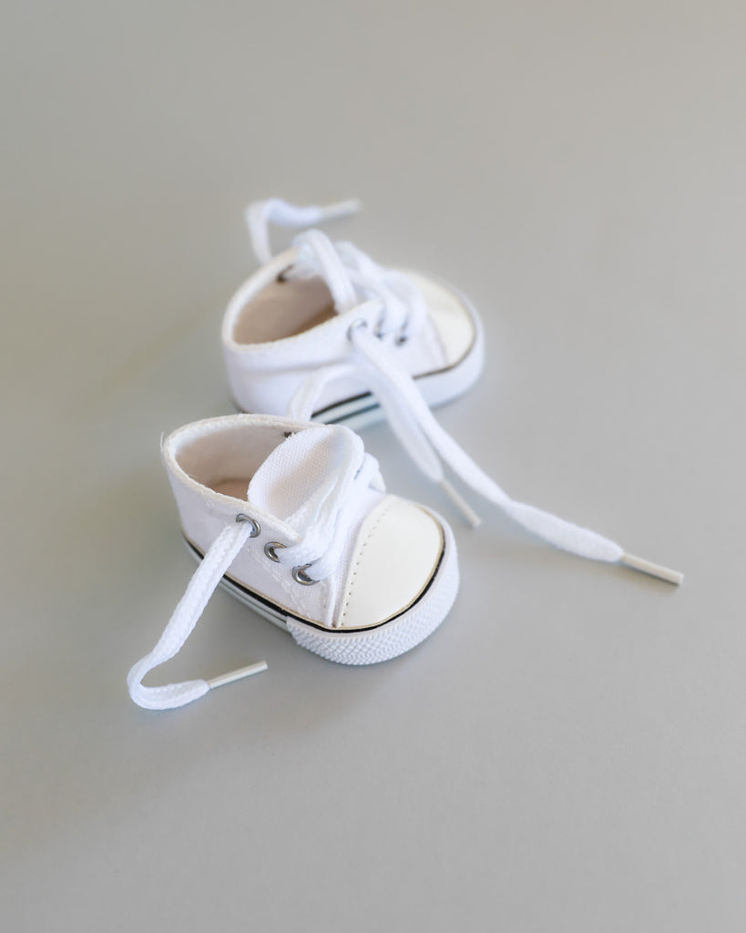 Minikane Doll Shoes | Doll Sneakers (White)