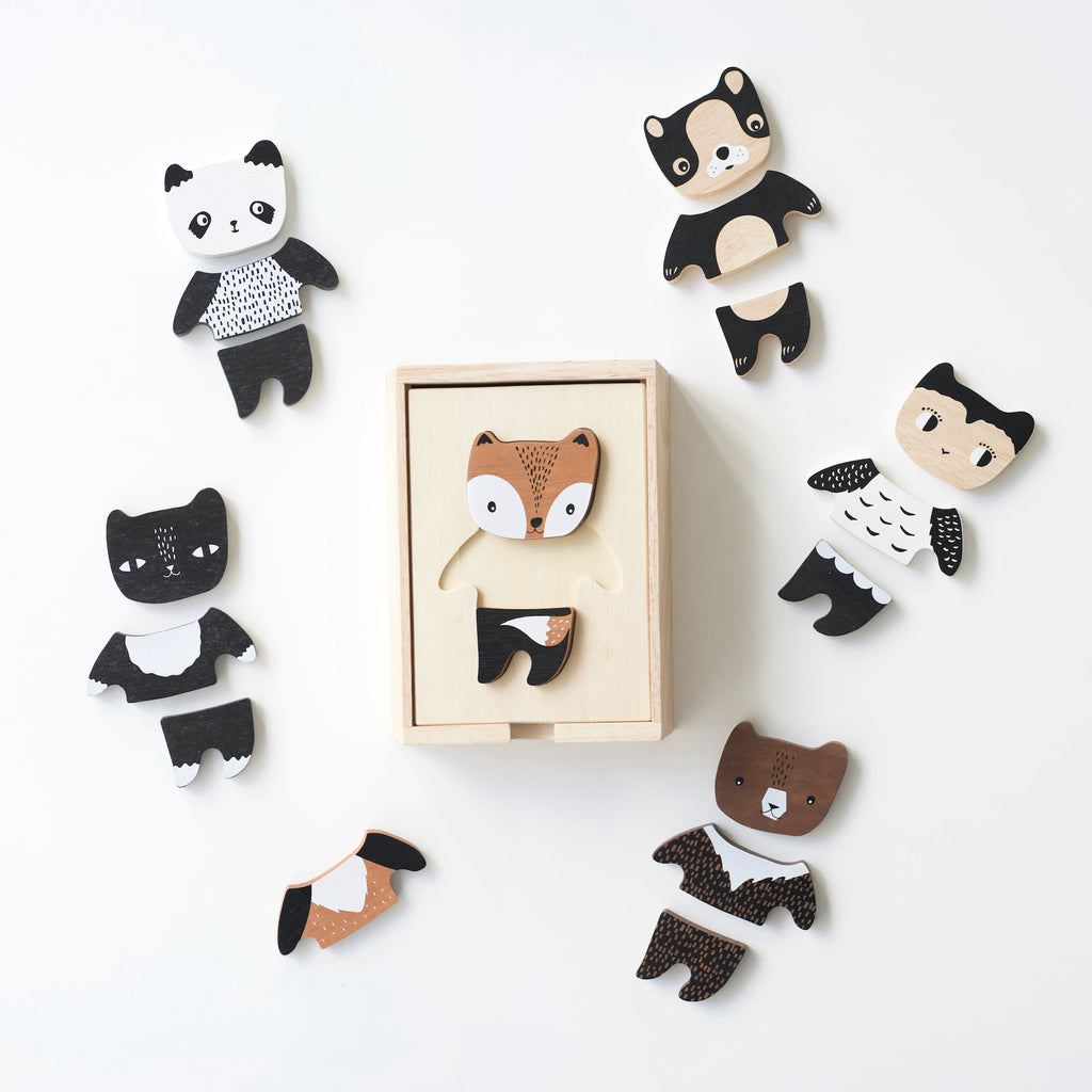 Mix + Match Animal Puzzle