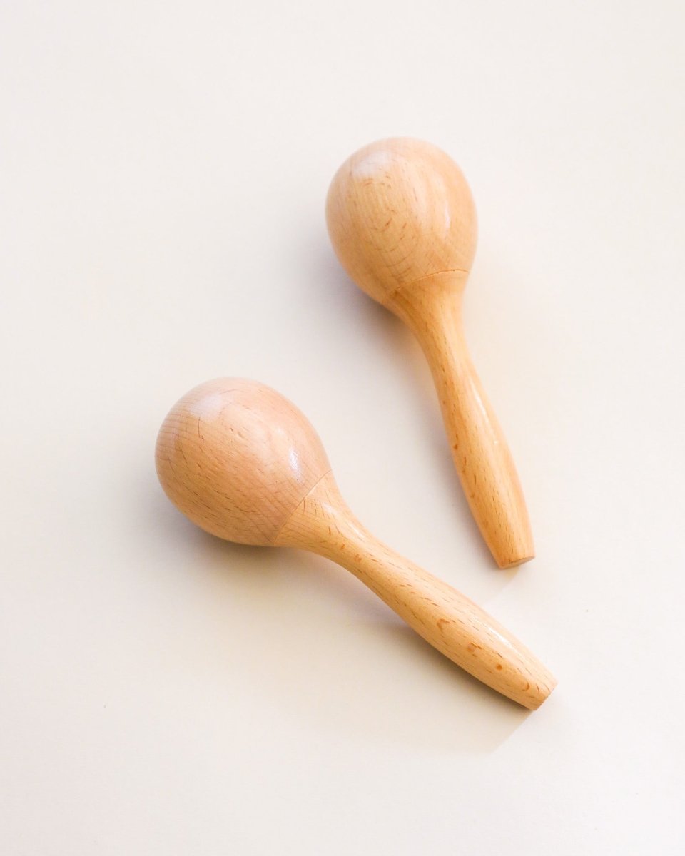 Montessori Wooden Maracas (set of 2)