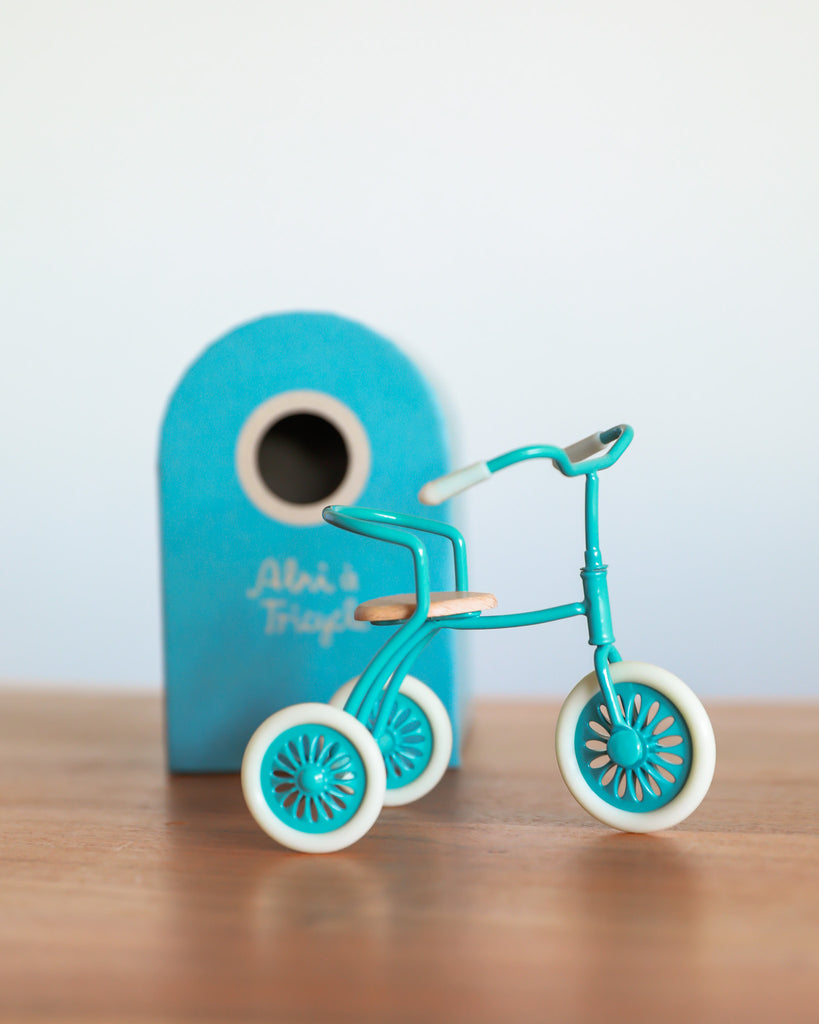 Maileg | Mouse Tricycle - Petrol Blue