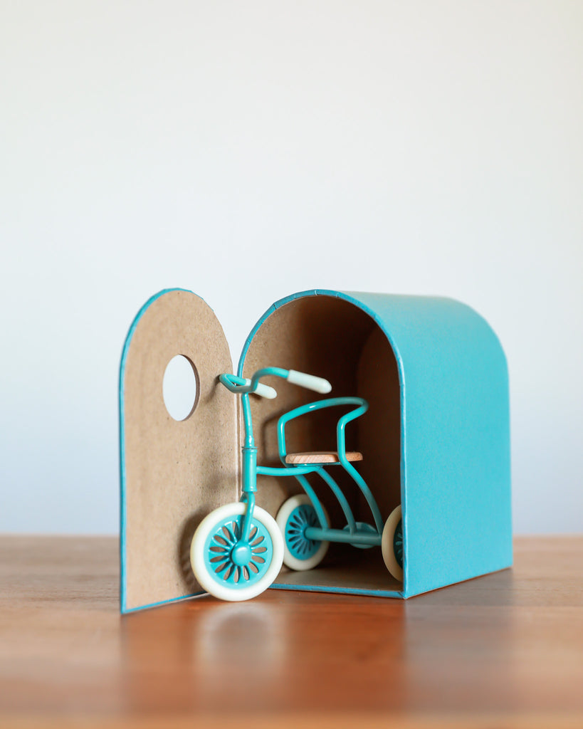 Maileg | Mouse Tricycle - Petrol Blue