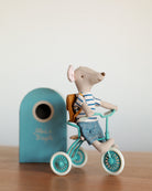 Maileg | Mouse Tricycle - Petrol Blue