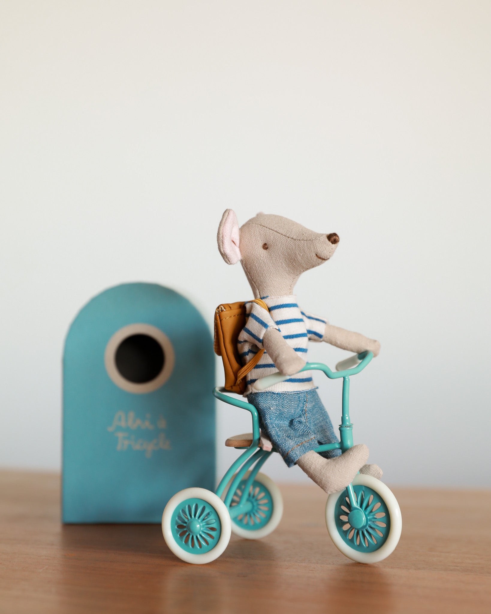 Maileg | Mouse Tricycle - Petrol Blue