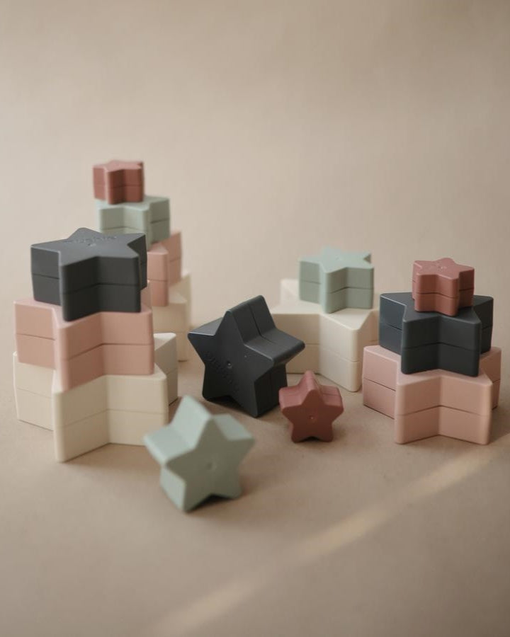 Mushie | Nesting Stars Baby Toy