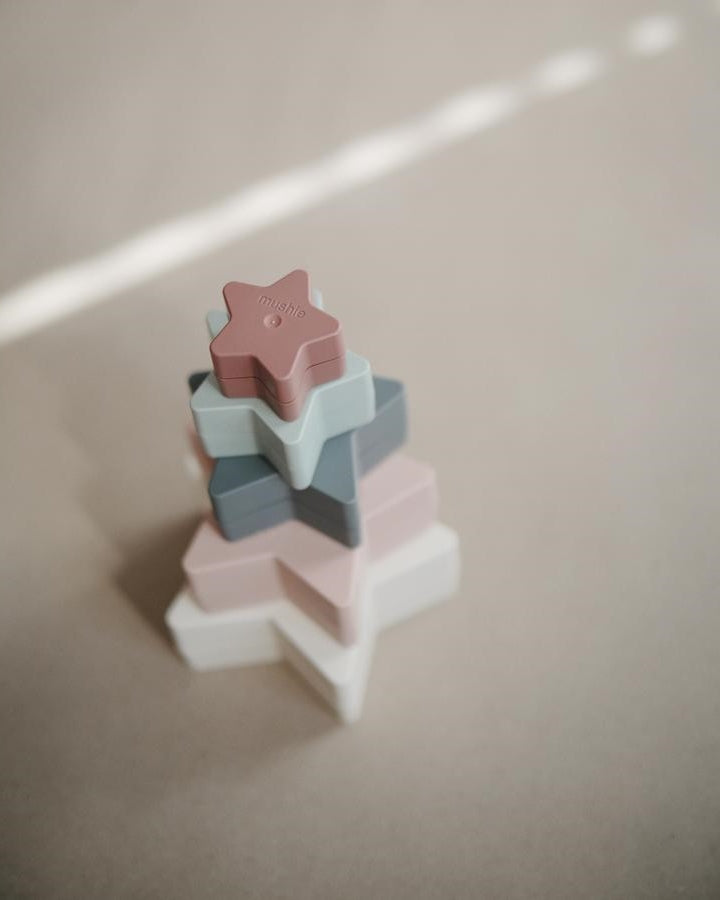 Mushie | Nesting Stars Baby Toy