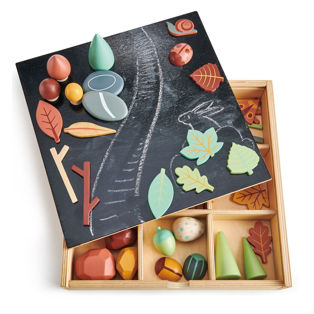 Forest Treasures Wooden Tinker Tray
