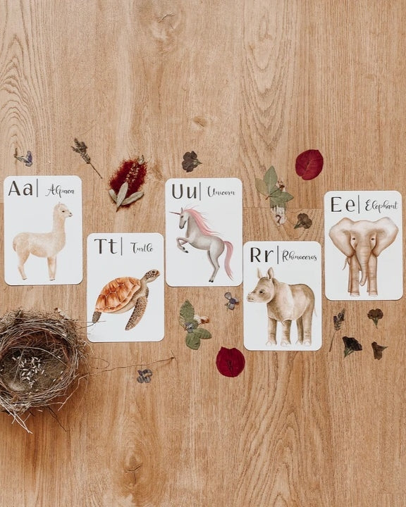 Jo Collier Designs | Nature's ABC Flashcards