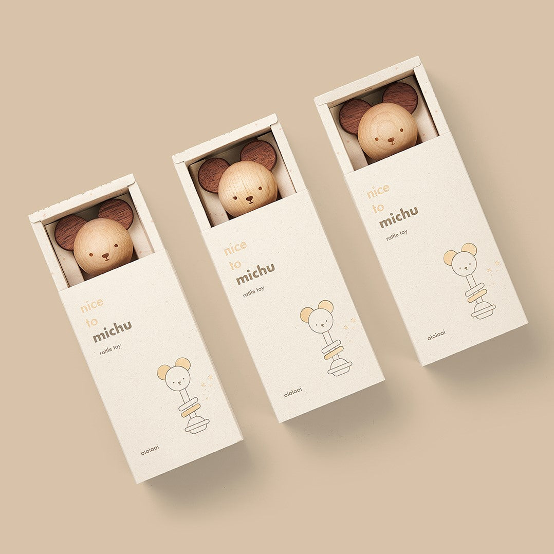 Nice to Michu Baby Rattle