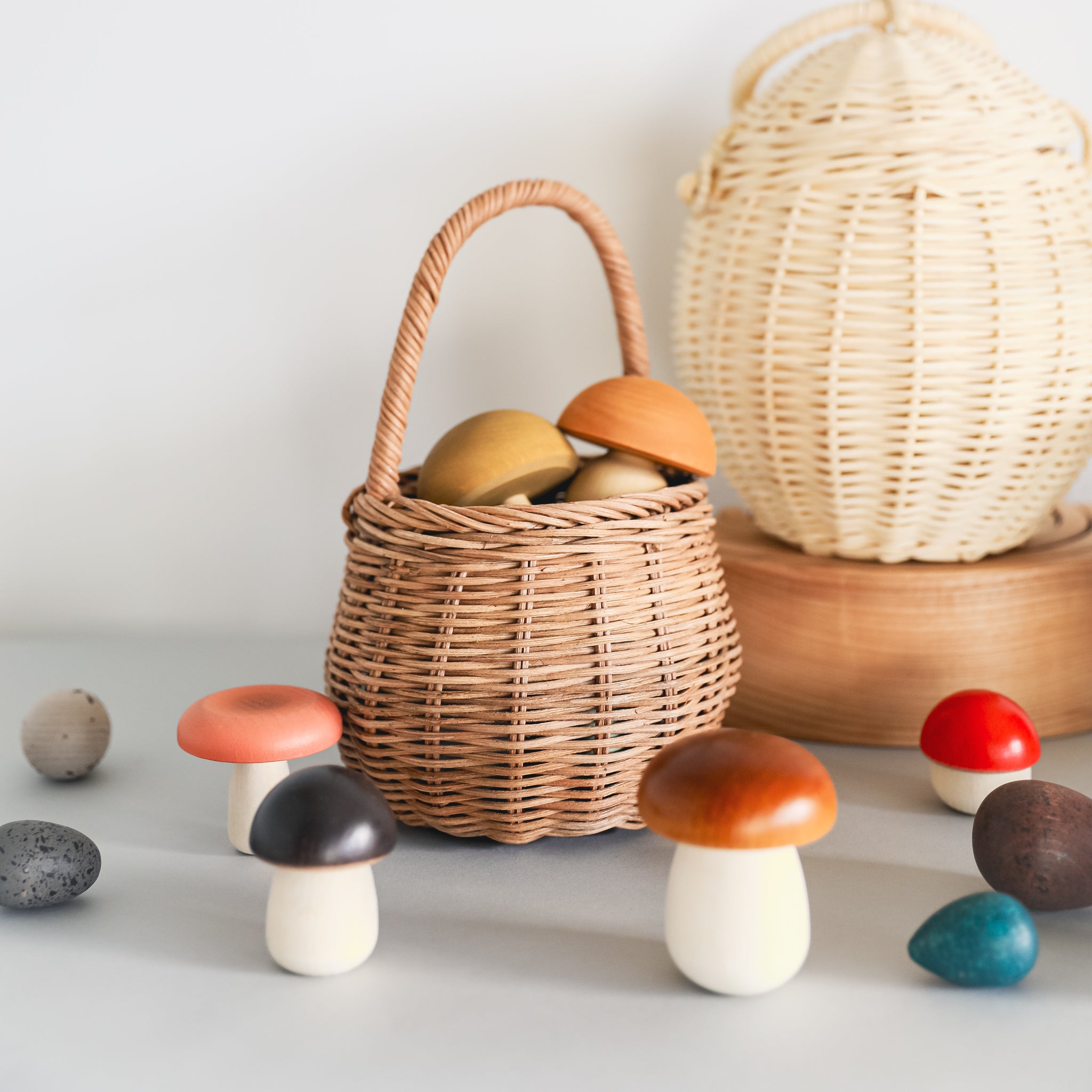 Olli Ella | Rattan Berry Basket - Natural