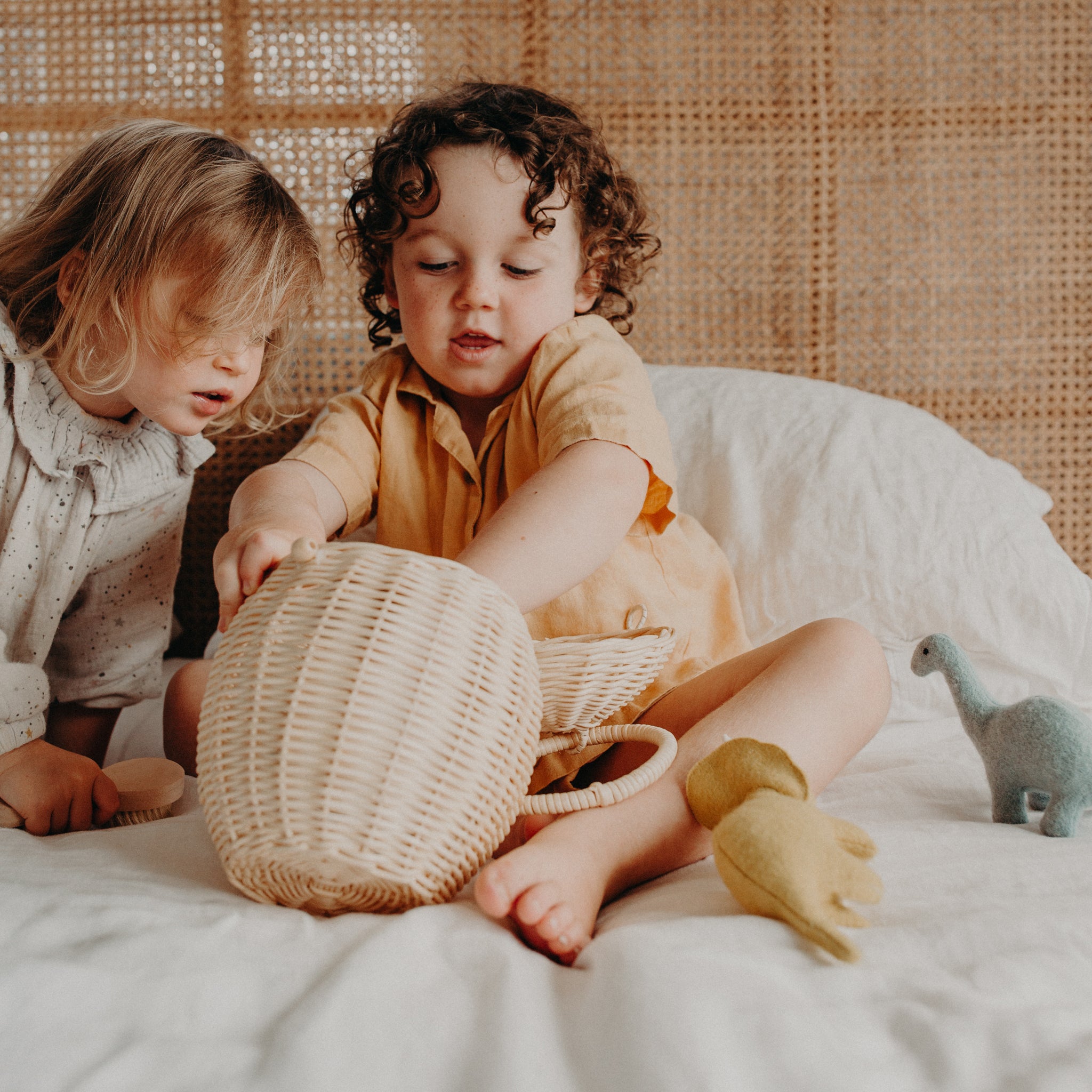 Olli Ella | Rattan Egg Basket
