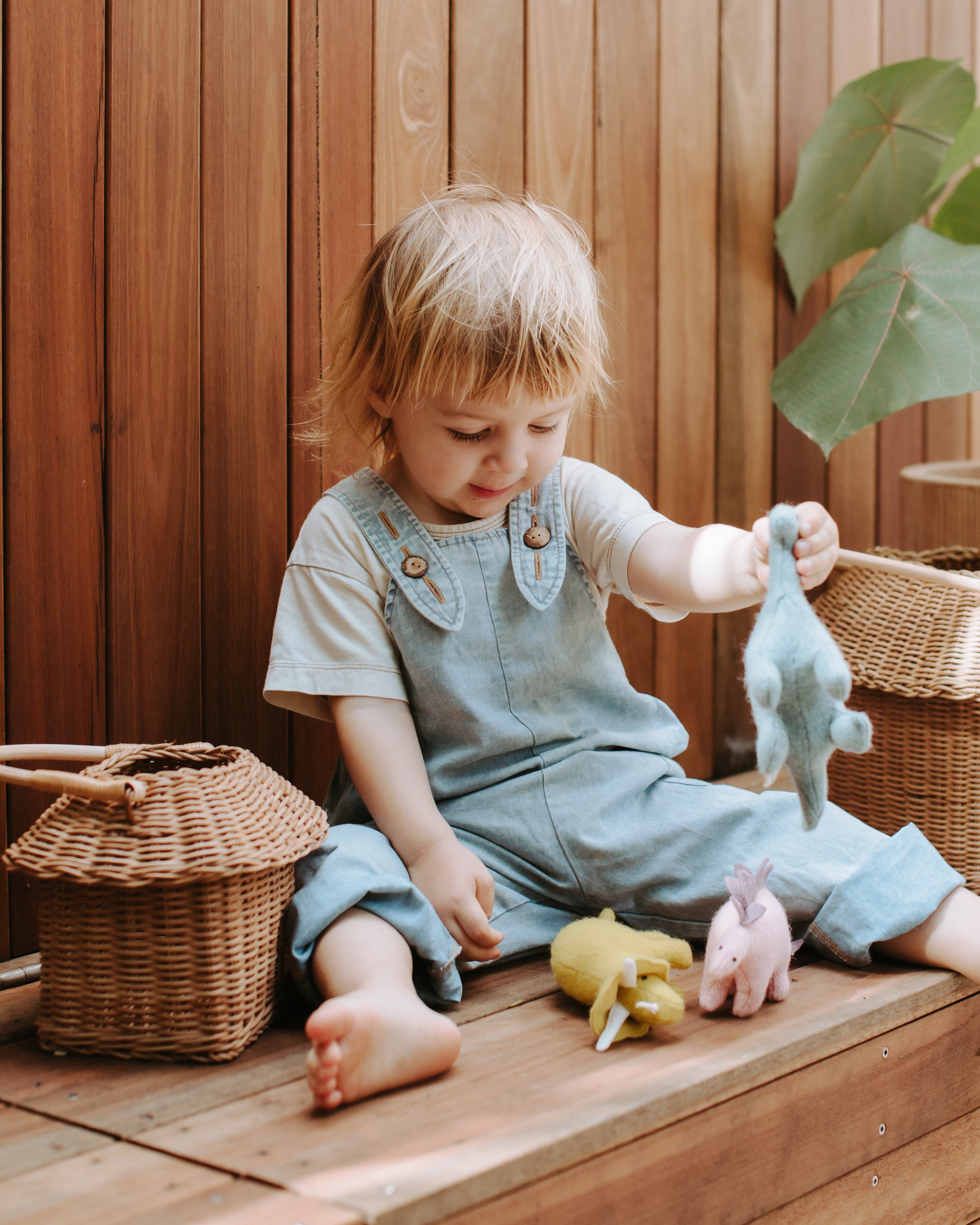 Olli Ella | Holdie Folk Felt Dinosaurs (set of 3)