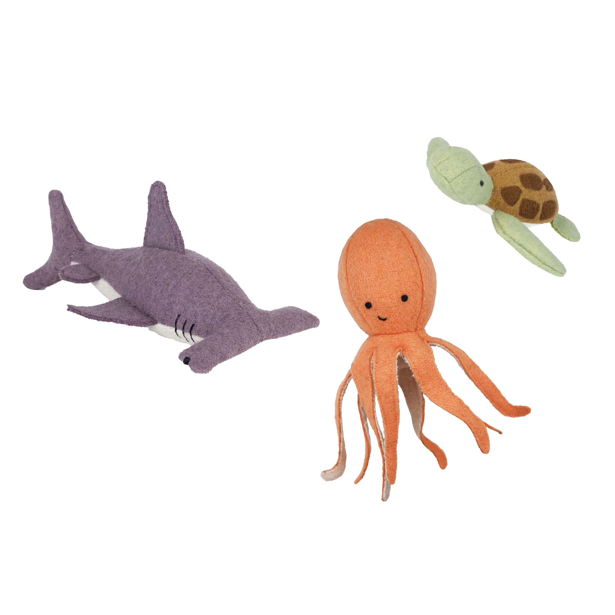 Olli Ella | Holdie Folk Felt Marine Animals (set of 3)