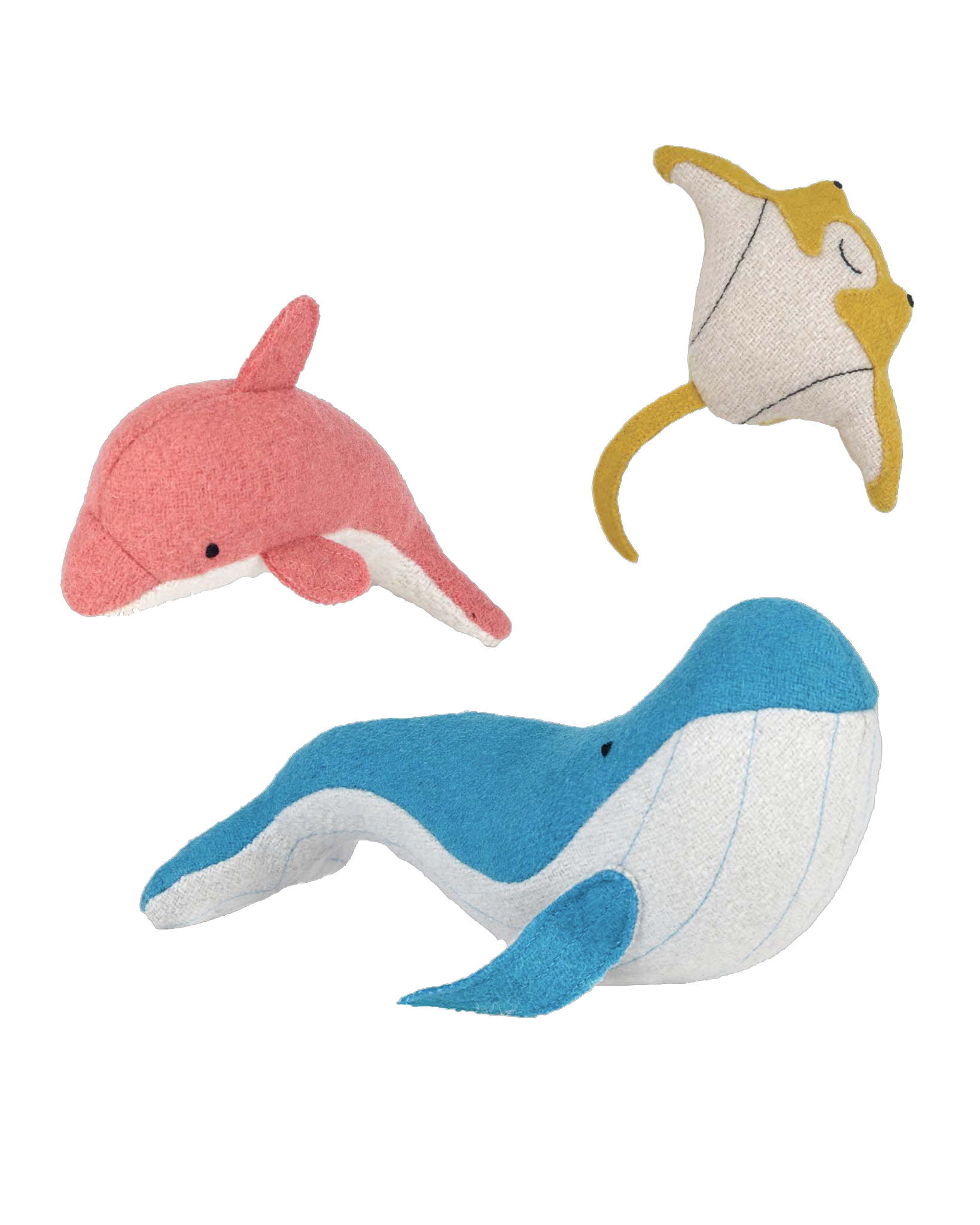 Olli Ella | Holdie Folk Felt Ocean Animals (set of 3)