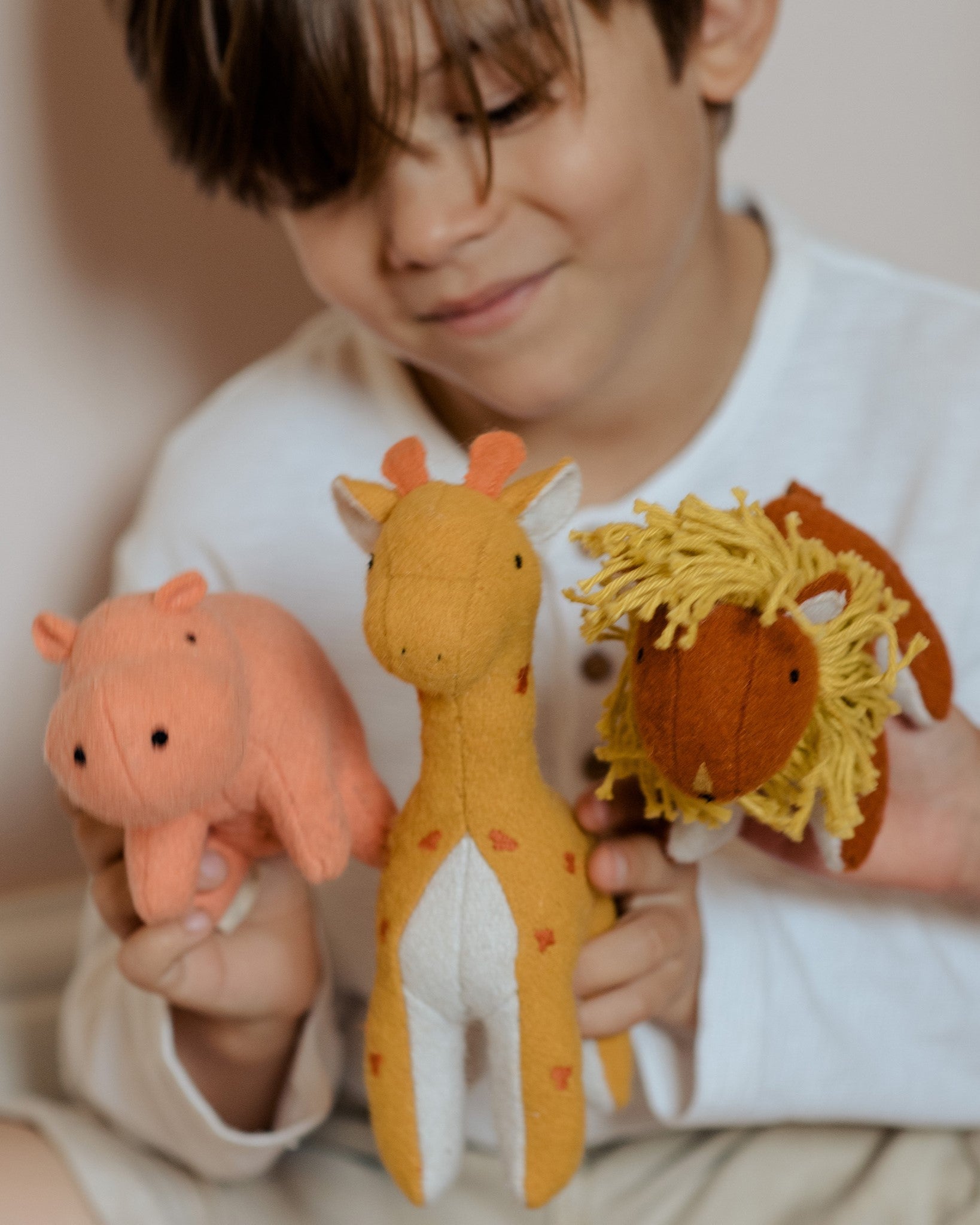 Olli Ella | Holdie Folk Felt Savannah Animals (set of 3)