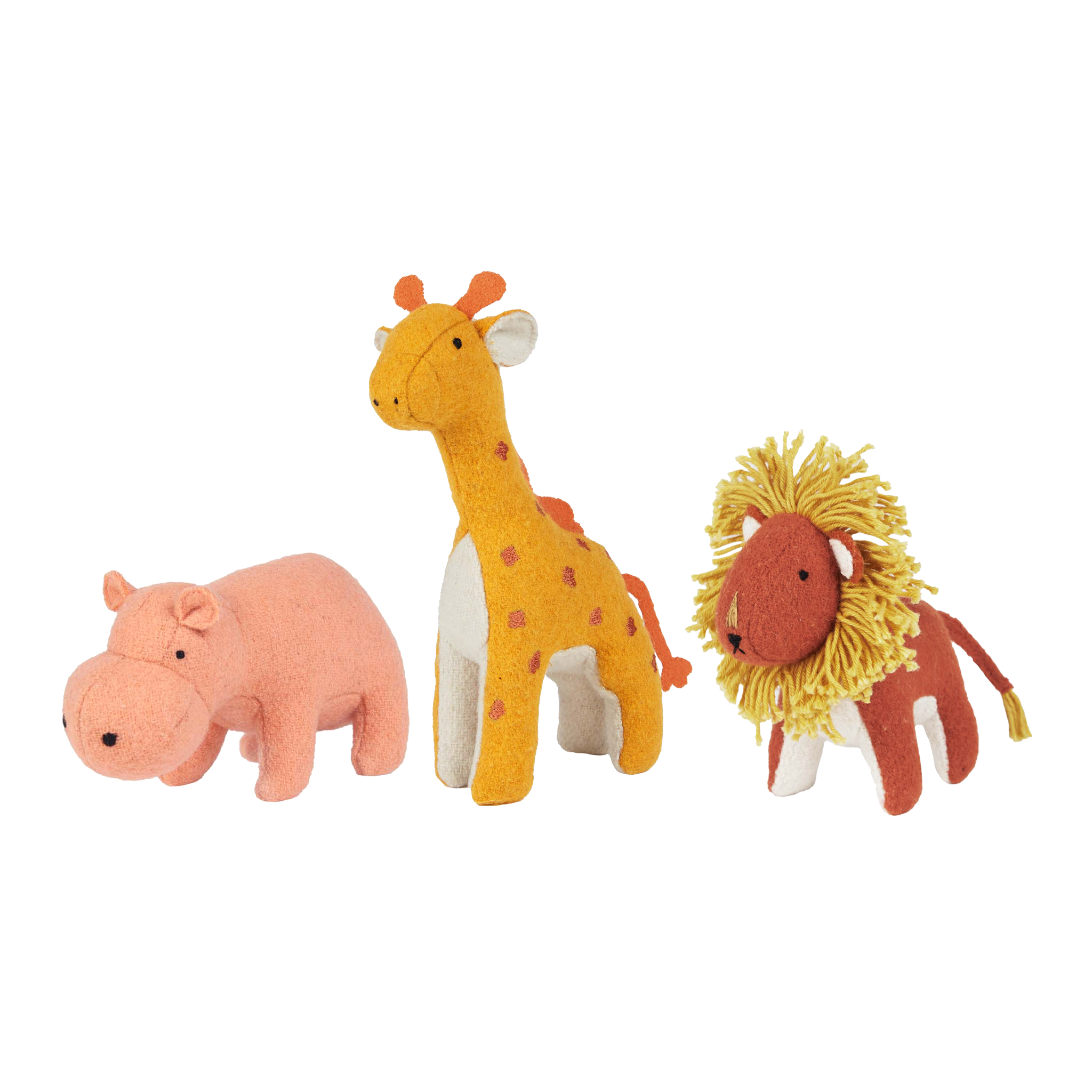 Olli Ella | Holdie Folk Felt Savannah Animals (set of 3)