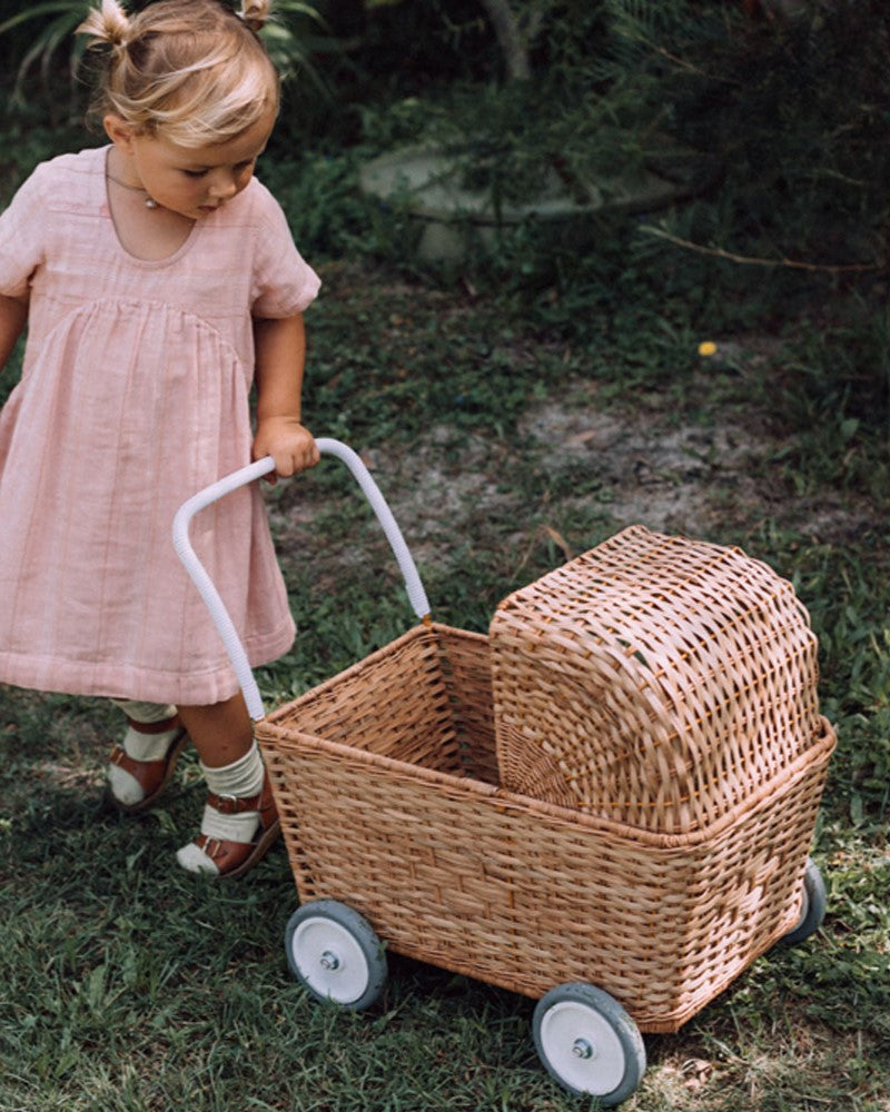 Olli Ella | Rattan Strolley - Natural