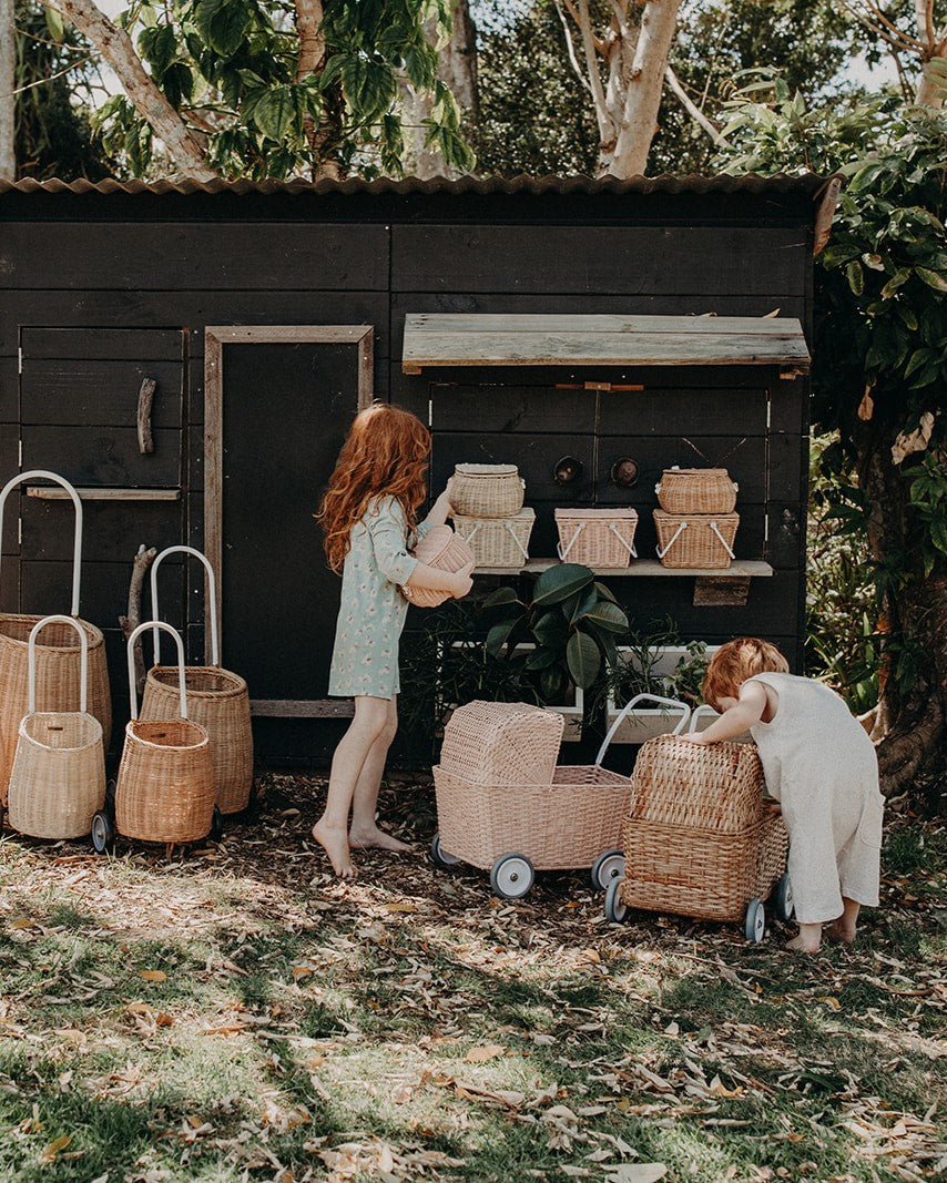 Olli Ella | Rattan Strolley - Natural