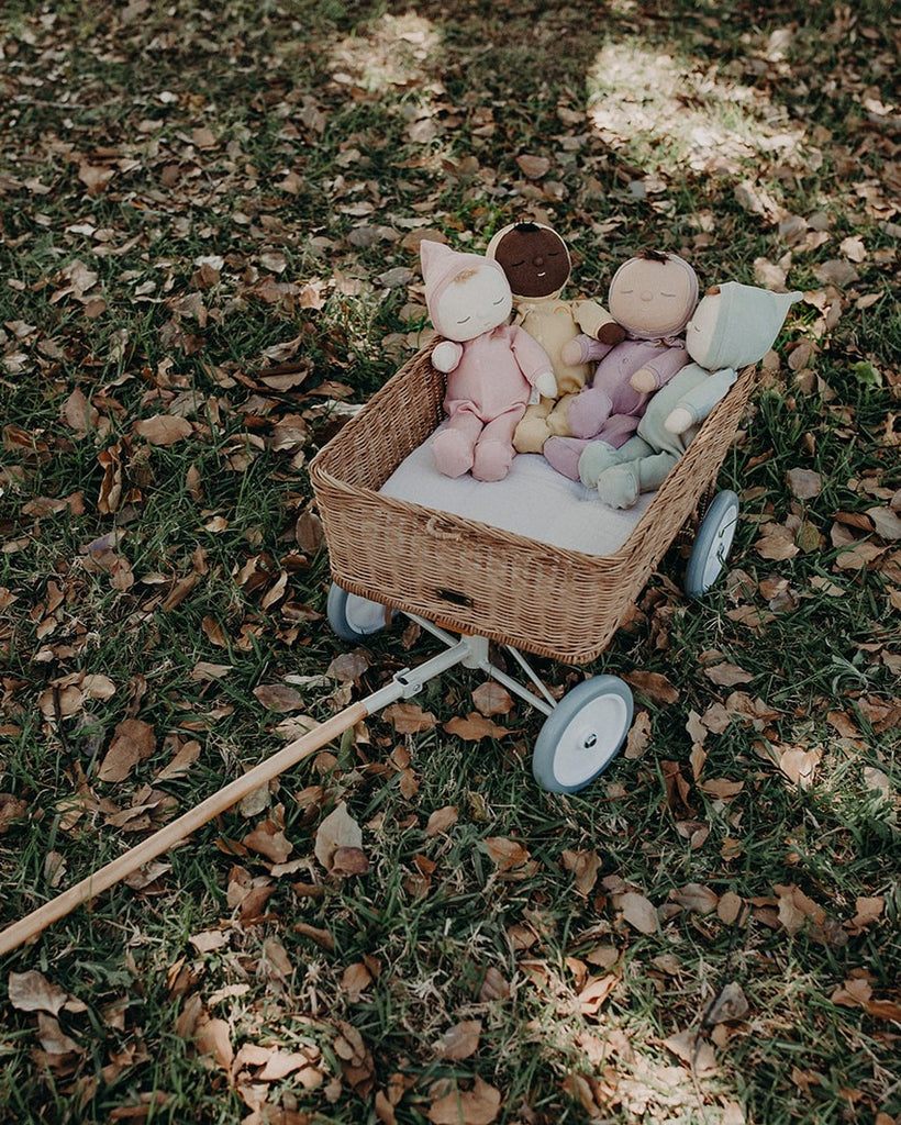Olli Ella | Rattan Toy Wagon - Natural