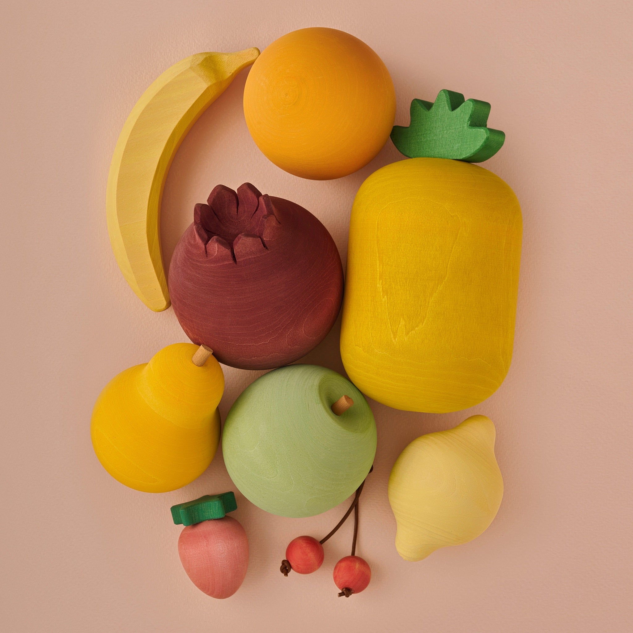 Raduga Grez | Handmade Wooden Fruits (set of 9)