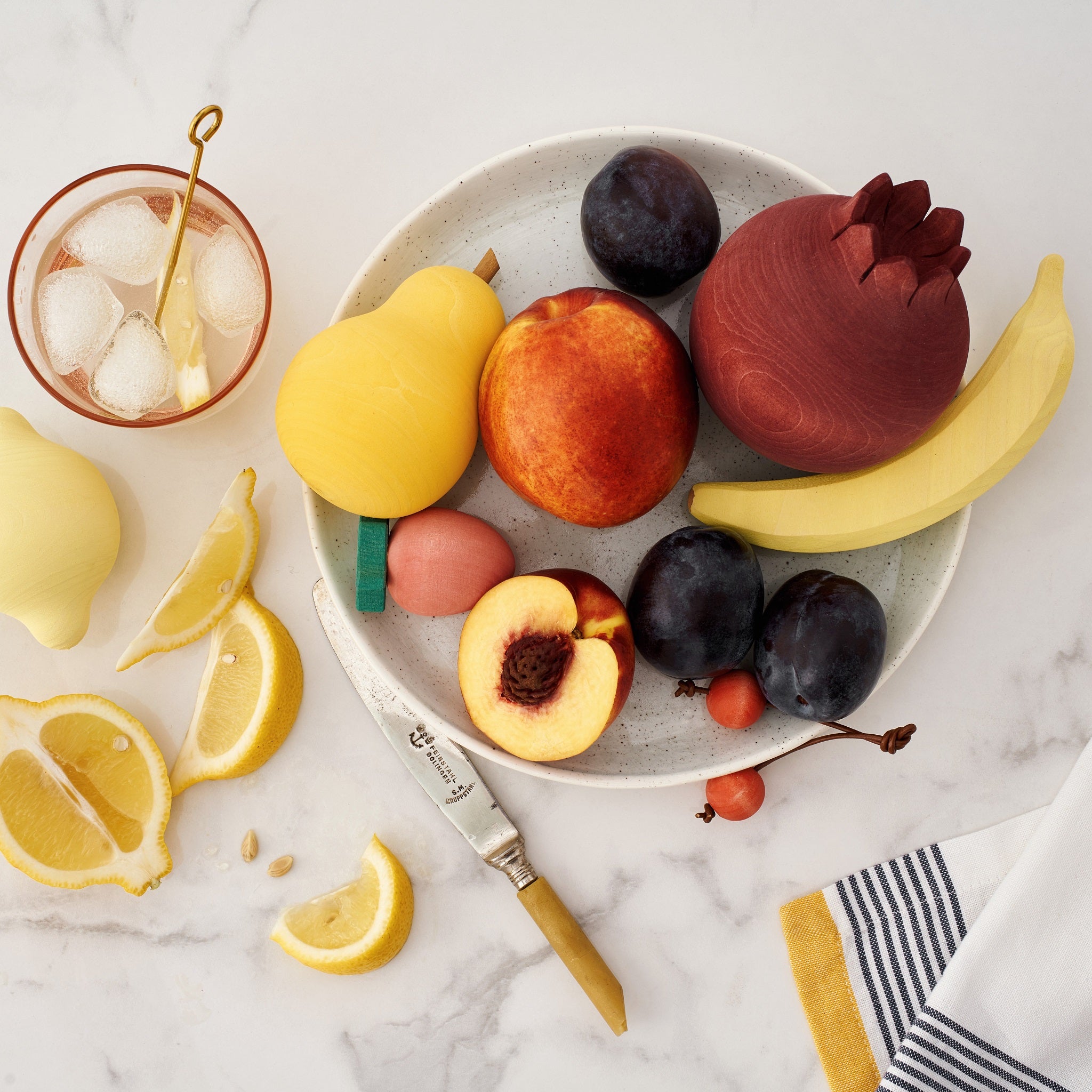 Raduga Grez | Handmade Wooden Fruits (set of 9)