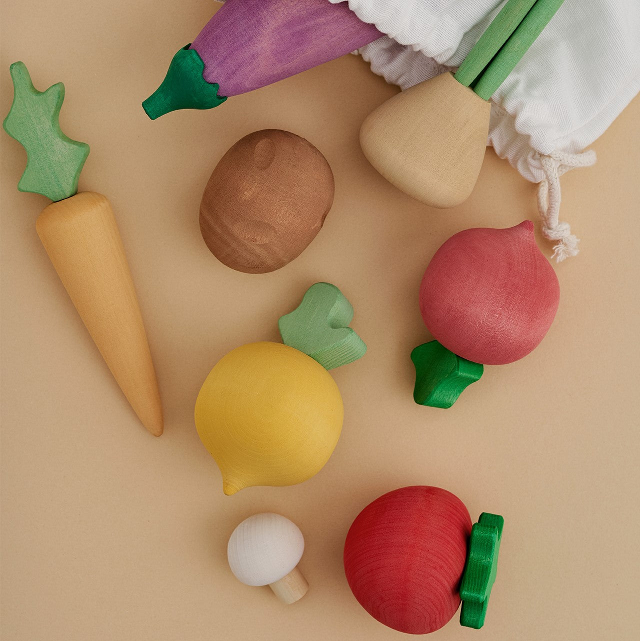Raduga Grez | Handmade Wooden Vegetables (set of 10)