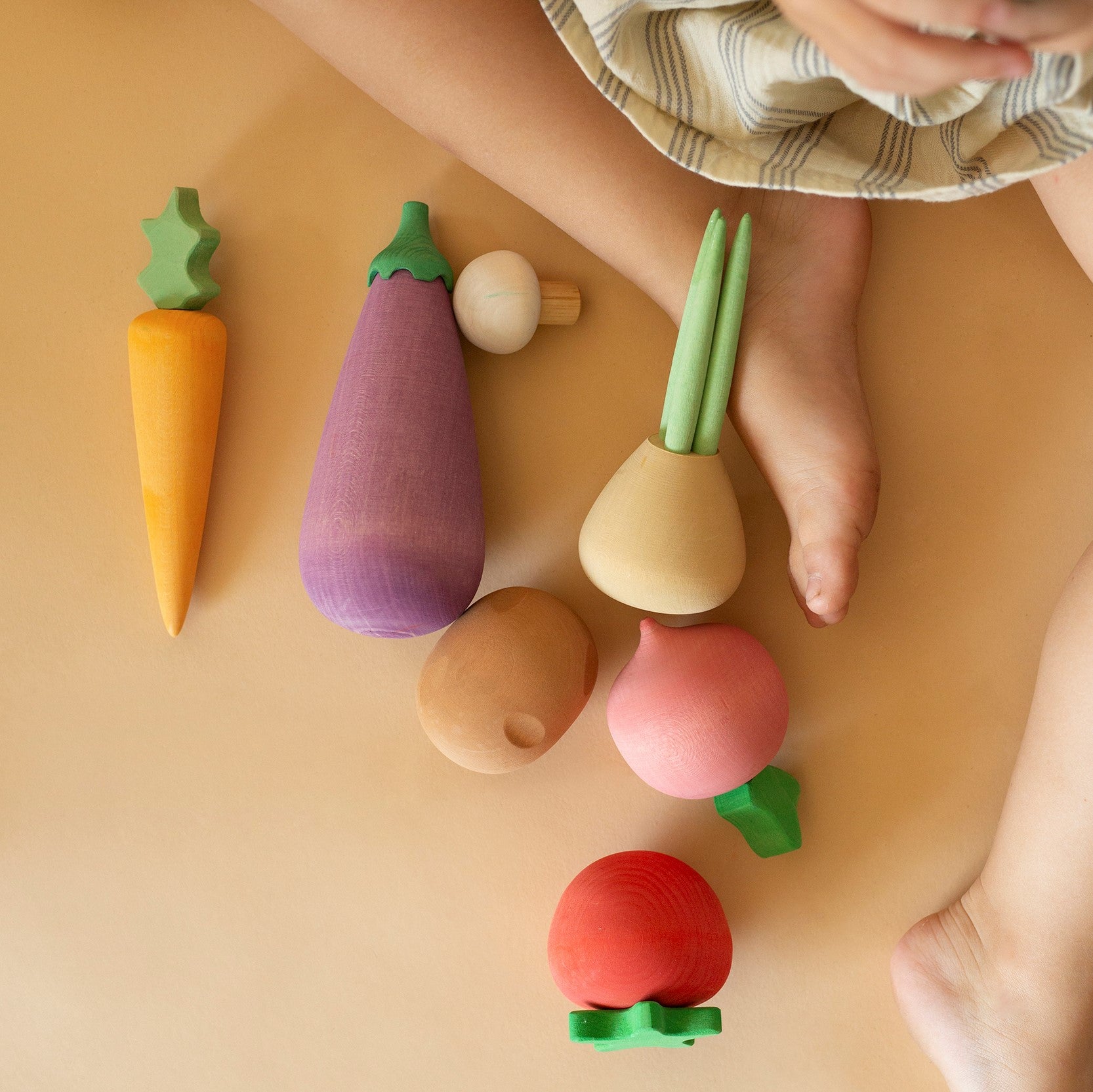 Raduga Grez | Handmade Wooden Vegetables (set of 10)